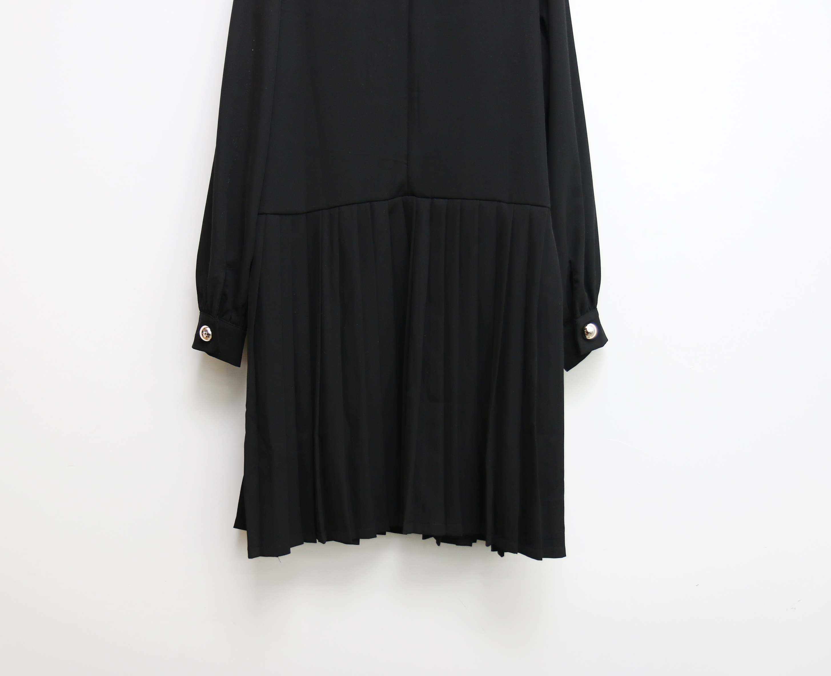 Button Pleated One-Piece Guest Fashion Shch Mood D