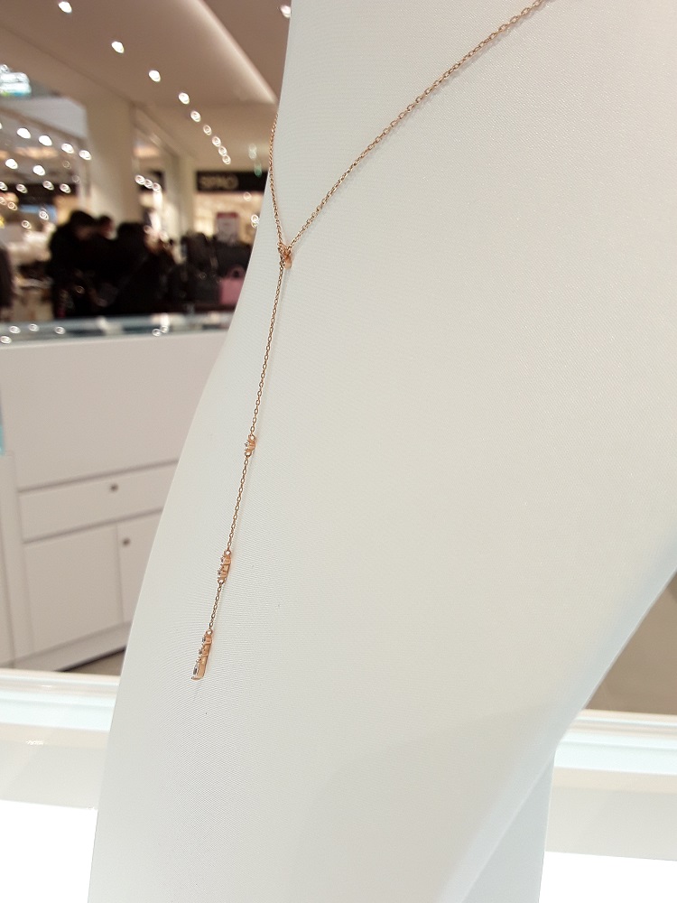 Stonehenge Rose Gold Necklace T0517 Neat Modern Mo