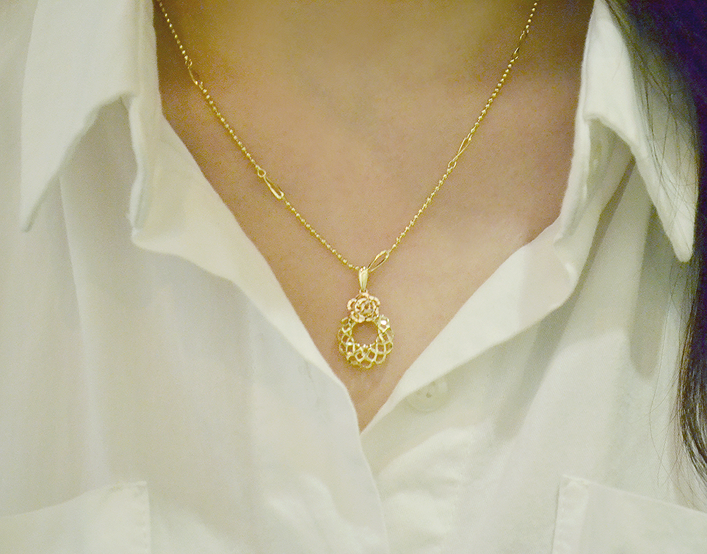 Cordelia 14k_ Plain Necklace Proposal 14K Daily 14