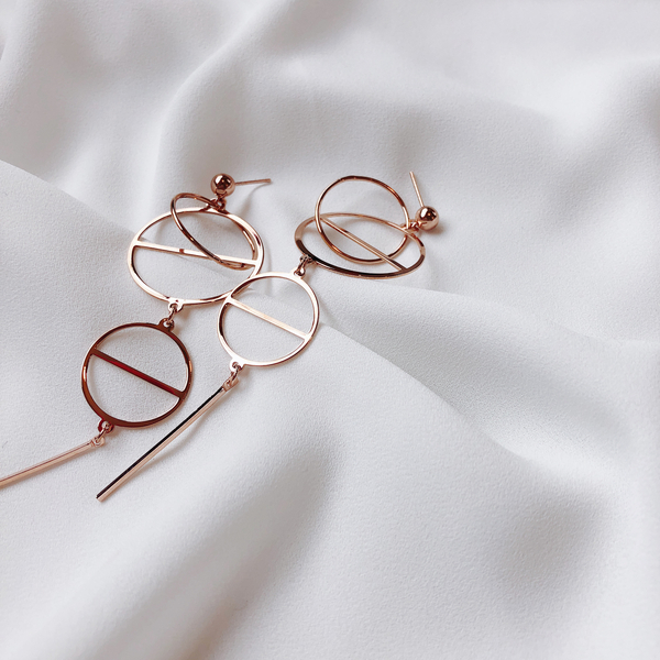 Tobling Unique Suicide Drop Earring 2color Celebri