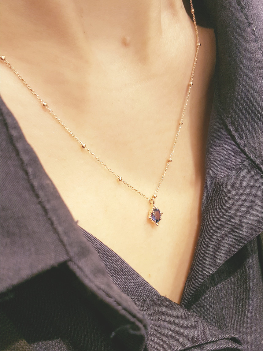 Lloyd's Natural Sapphire Necklace LNN17221G