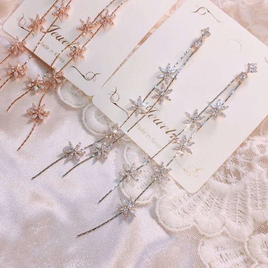 Acacia Drop Earrings Point Cycle Good Bling Bling 