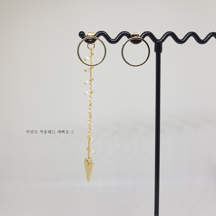 COTTET silver earrings 925 drop handmade candle wi