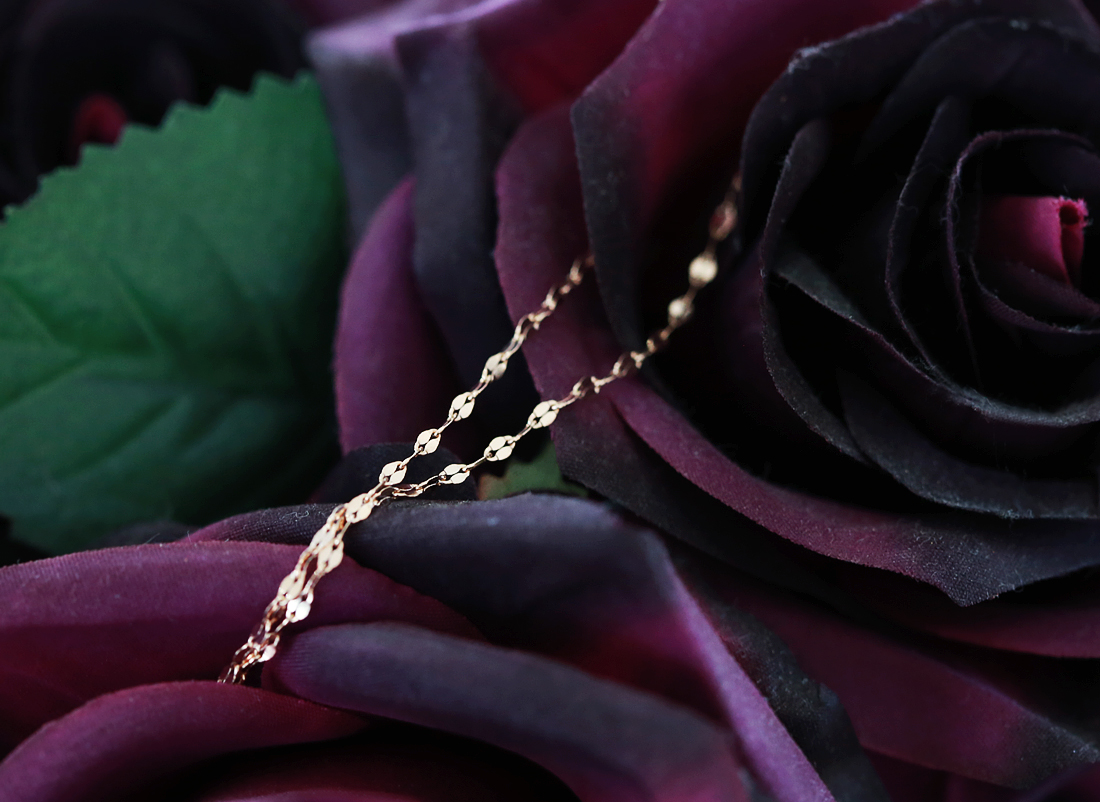 18k Basic Shiny 3 Piece Chain Necklace 18k 14k5 Pi