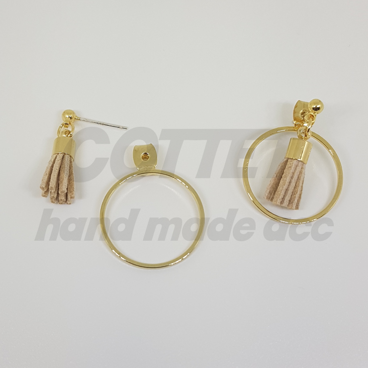 COTTET silver earrings 925 drop handmade candle wi