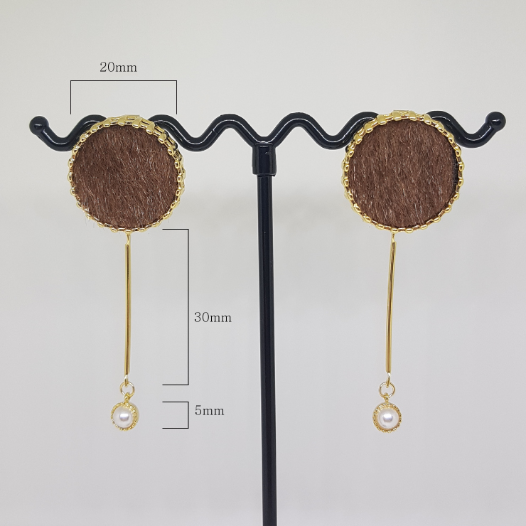 COTTET silver earrings 925 drop handmade candle wi