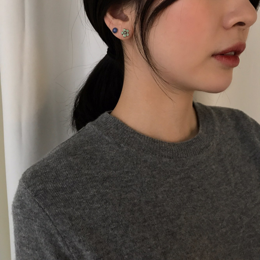 <b><p>Daily Mini opal 16 pieces set earrg Mull</p></b><b><p>デイリーミニ オパール 16ピース セット イヤリング 遠いスタイル コーディネート</p></b><br /><br /><p align='center'>