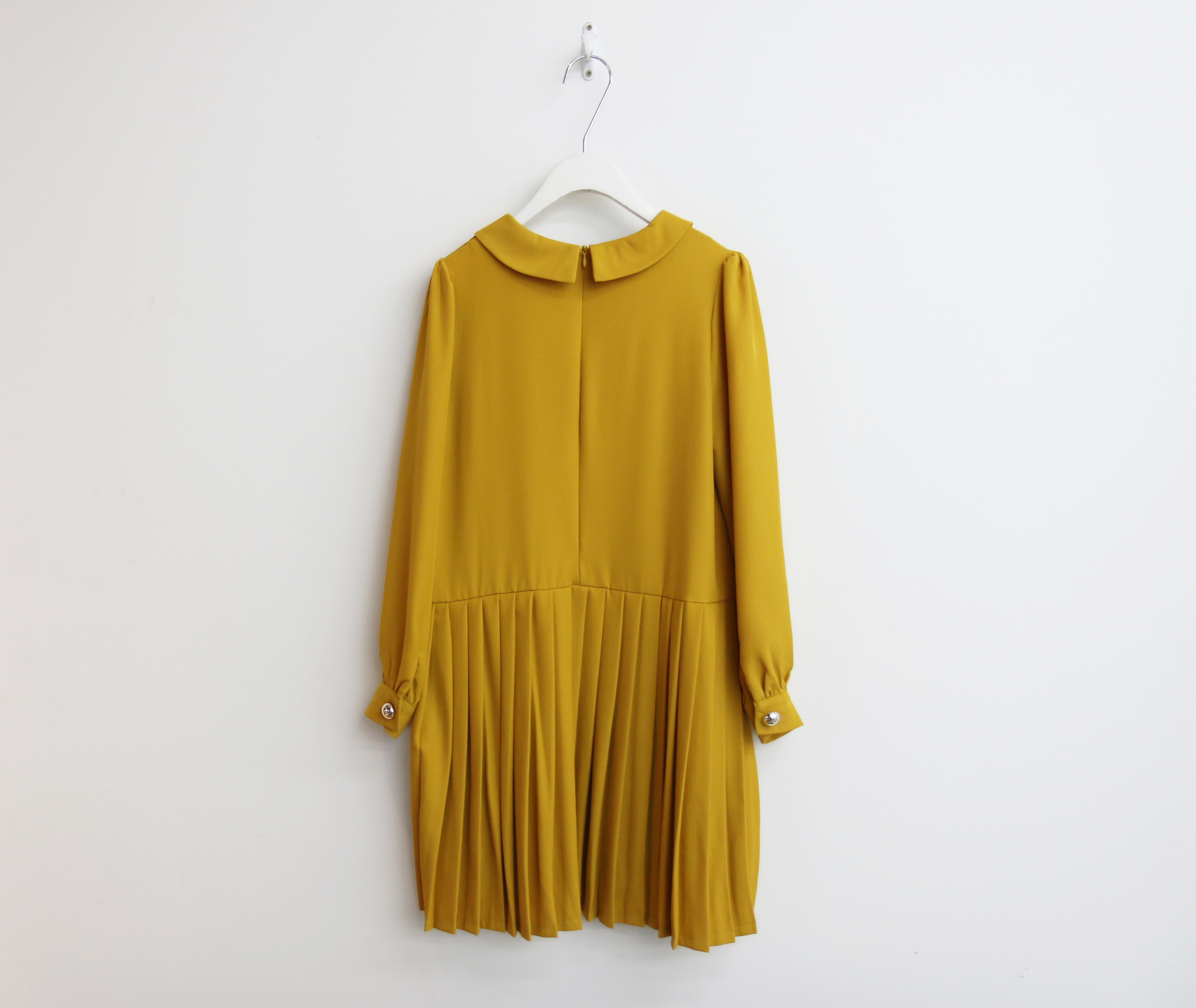 Button Pleated One-Piece Guest Fashion Shch Mood D