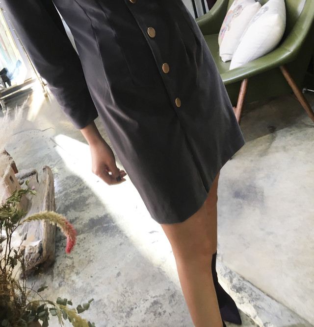 Mom slim dress 2color mini jacket Stylish luxuriou