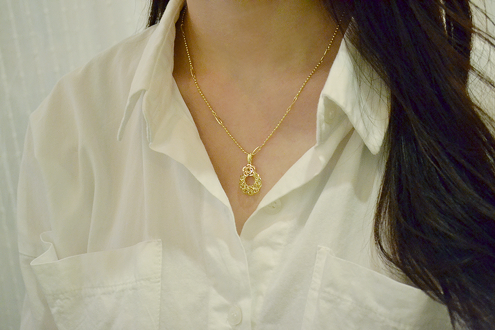 Cordelia 14k_ Plain Necklace Proposal 14K Daily 14
