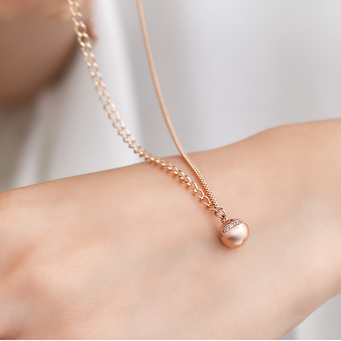 14k18k Drop Necklace NE29465 14k Gift Woman Luxuri