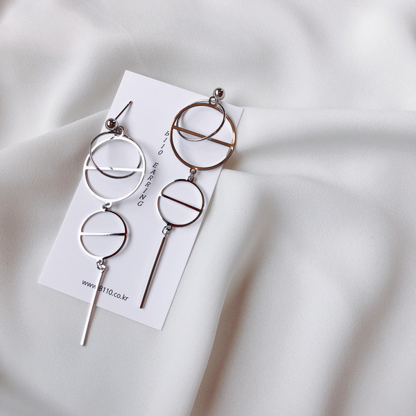 Tobling Unique Suicide Drop Earring 2color Celebri