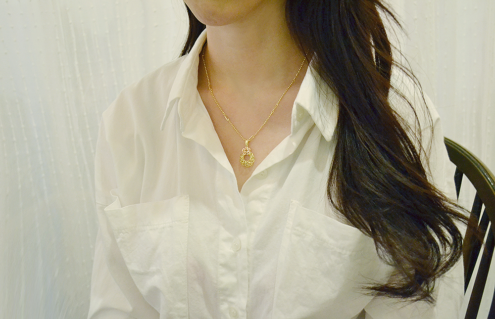 Cordelia 14k_ Plain Necklace Proposal 14K Daily 14
