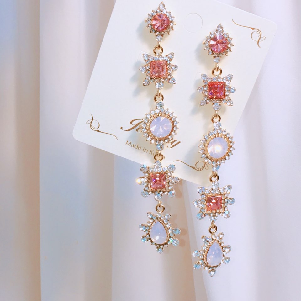 Pink Martini Drop Earrings Point Cycle Good Bling 