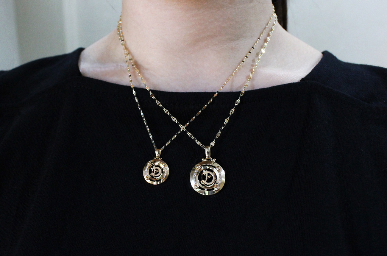 Di Comma Necklace Women 14k 14k Round 14k Cubic 14