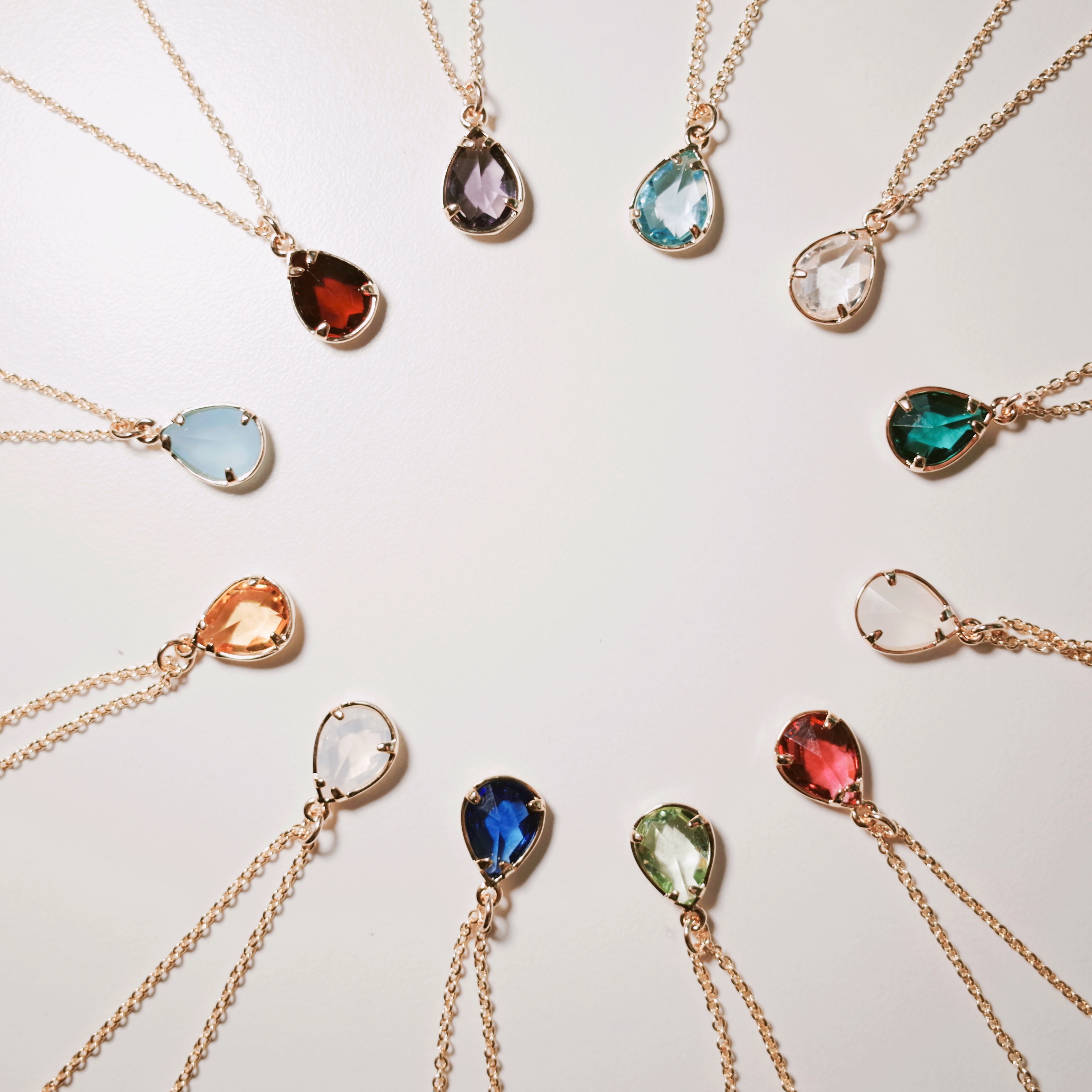 <b><p>luck Birthstone lace Drop set January Dember</p></b><b><p>幸運 誕生石 ネックレス ドロップ セット 1月〜12月に ギフト おすすめ</p></b><br /><br /><p align='center'>