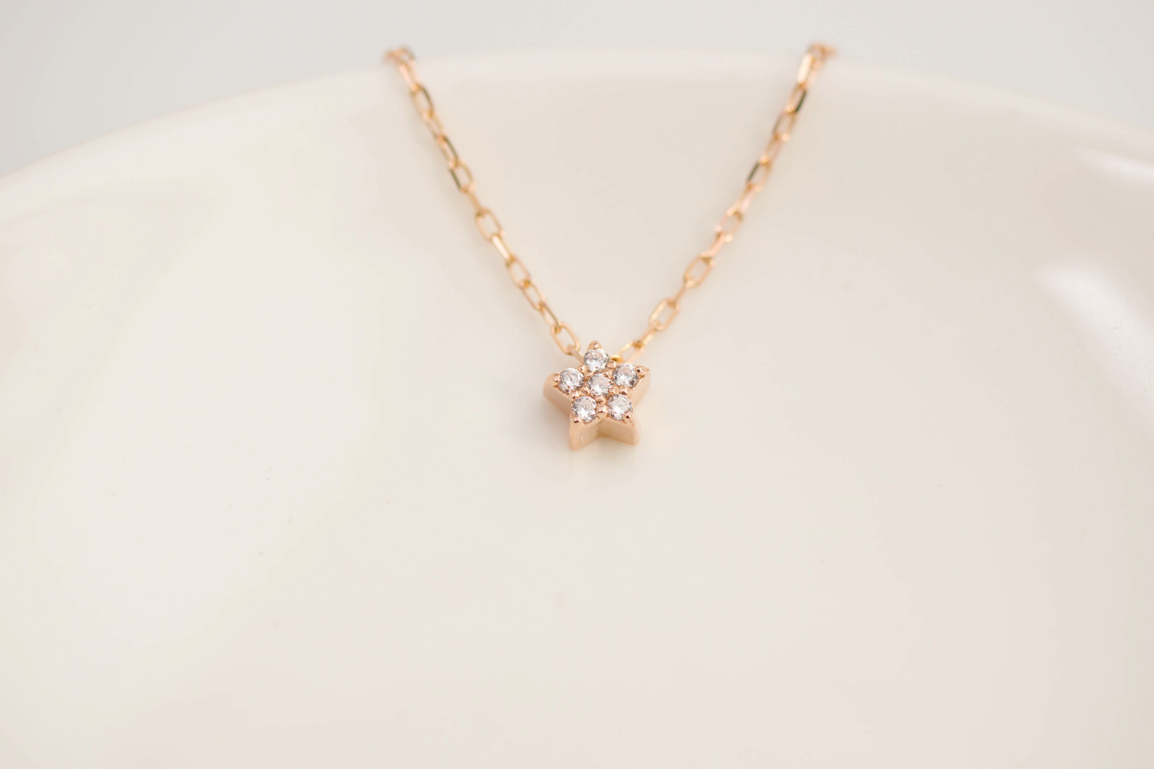 Mini Star Necklace 14K Stars 14k Pendant 14k Women