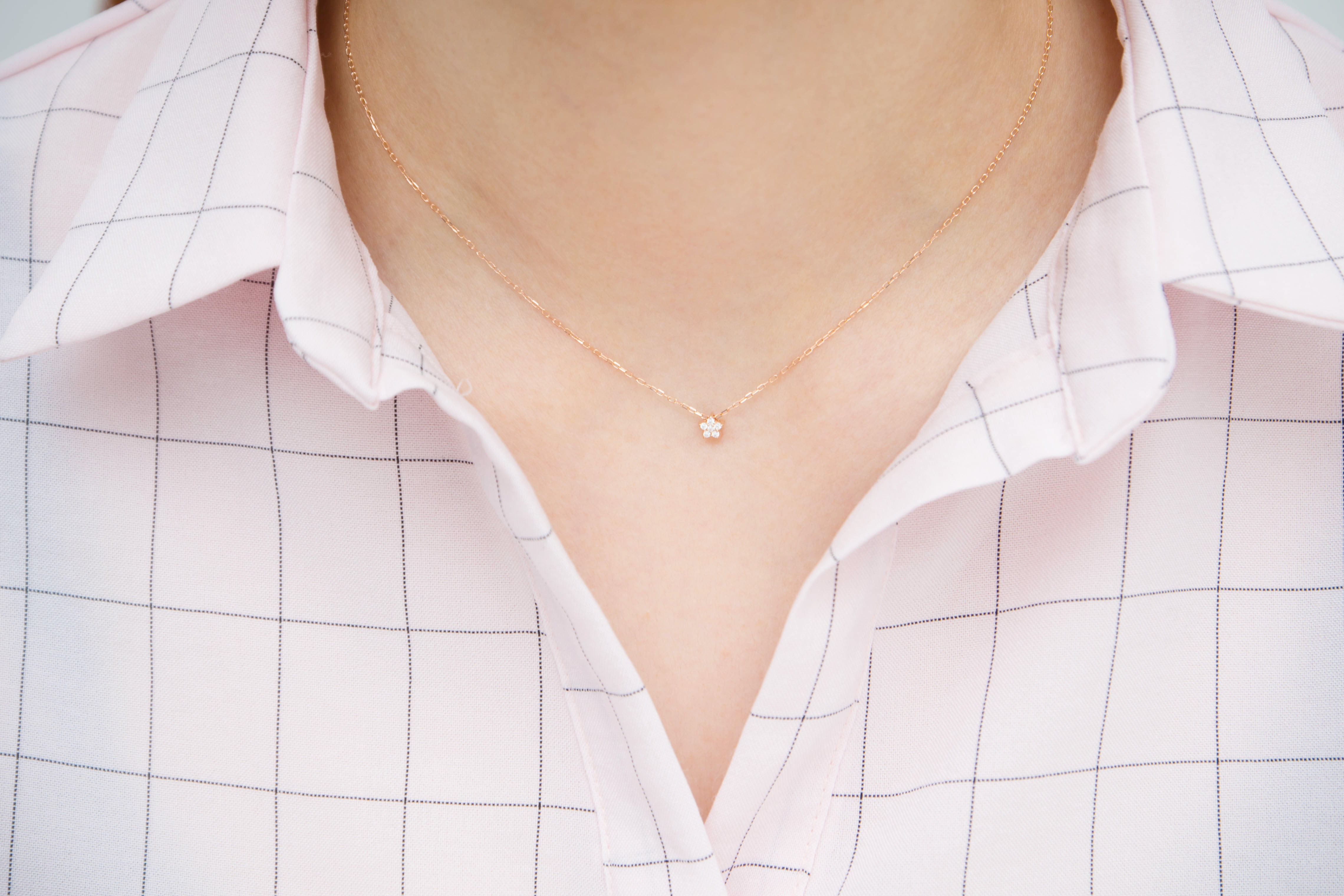 Mini Star Necklace 14K Stars 14k Pendant 14k Women