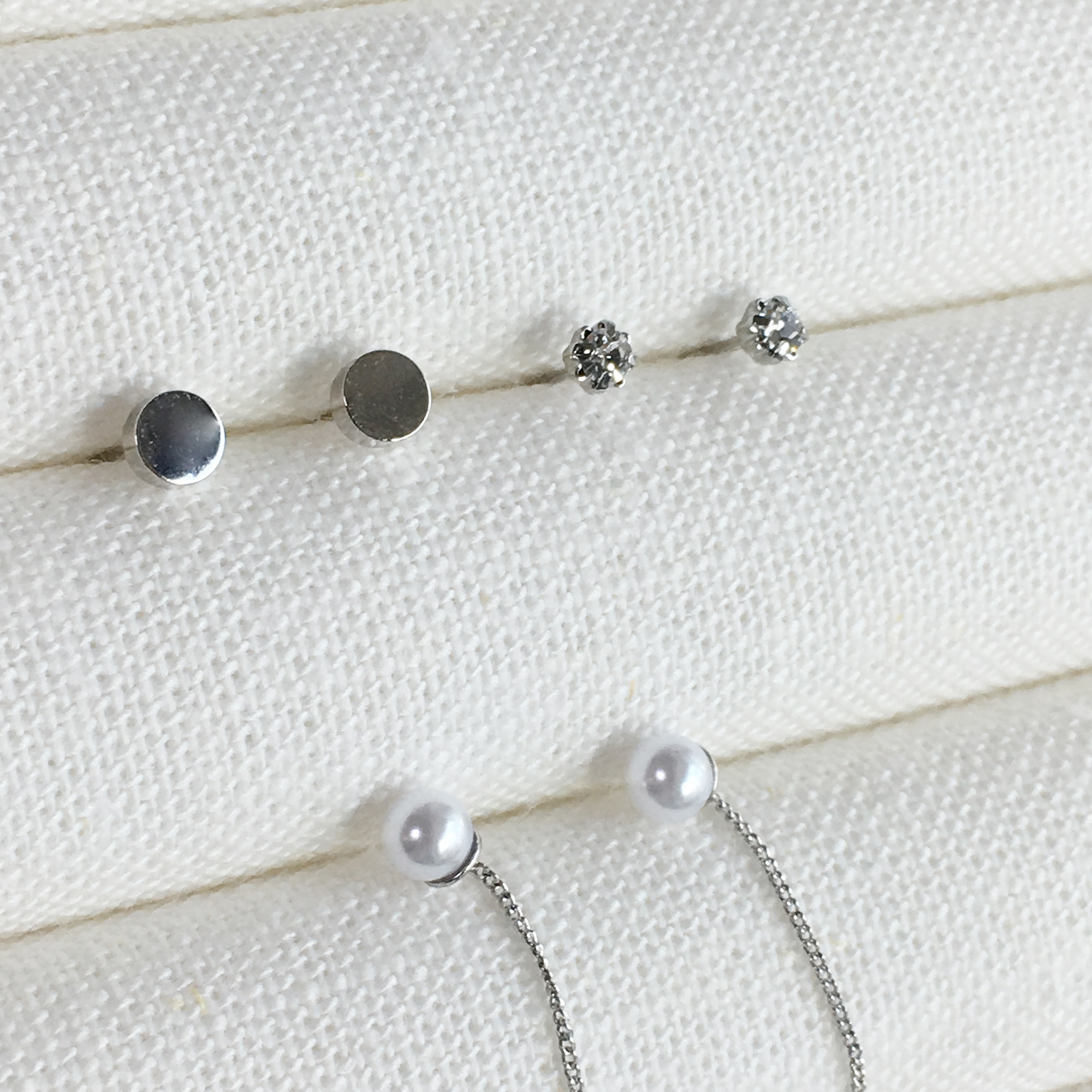 Two-Hour Daily Drop Earrings 6-piece set Cubic Hea