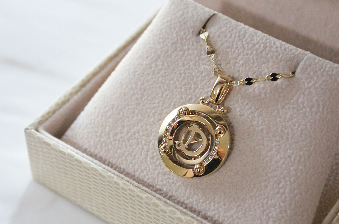 Di Comma Necklace Women 14k 14k Round 14k Cubic 14