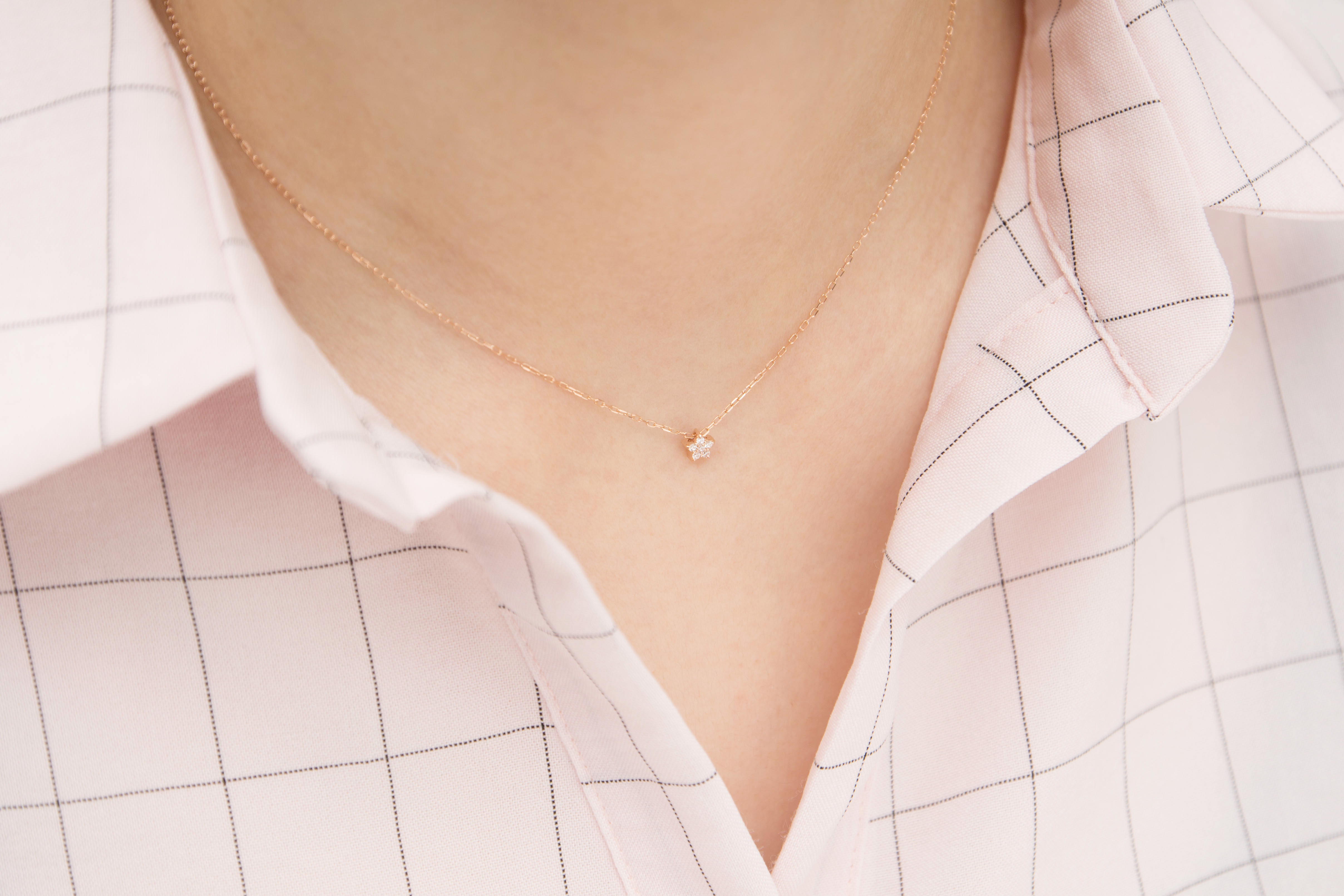 Mini Star Necklace 14K Stars 14k Pendant 14k Women