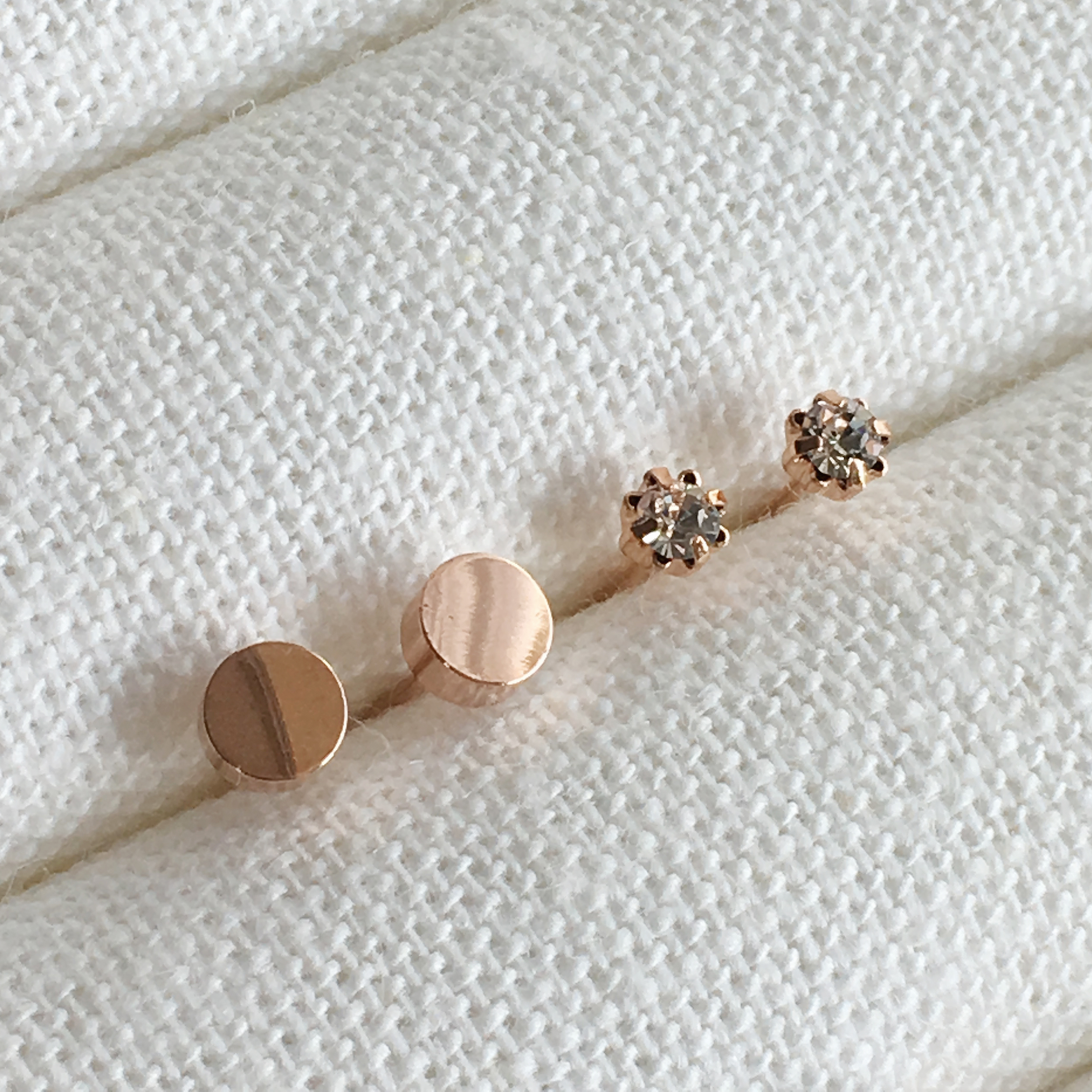 Two-Hour Daily Drop Earrings 6-piece set Cubic Hea