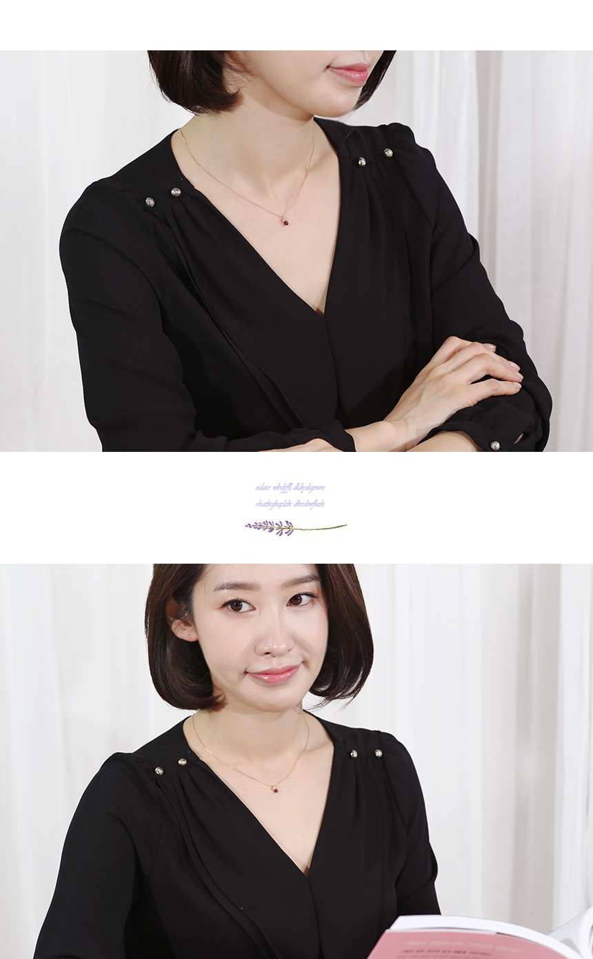 January Birthstone Lucky Owl Garnet Necklace Wife 