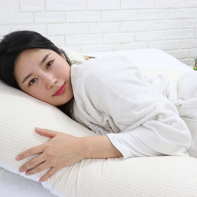 문피스 임산부 바디필로우 오가닉하트 초기 임산부 선물 U자형베개 - 상세 이미지 4