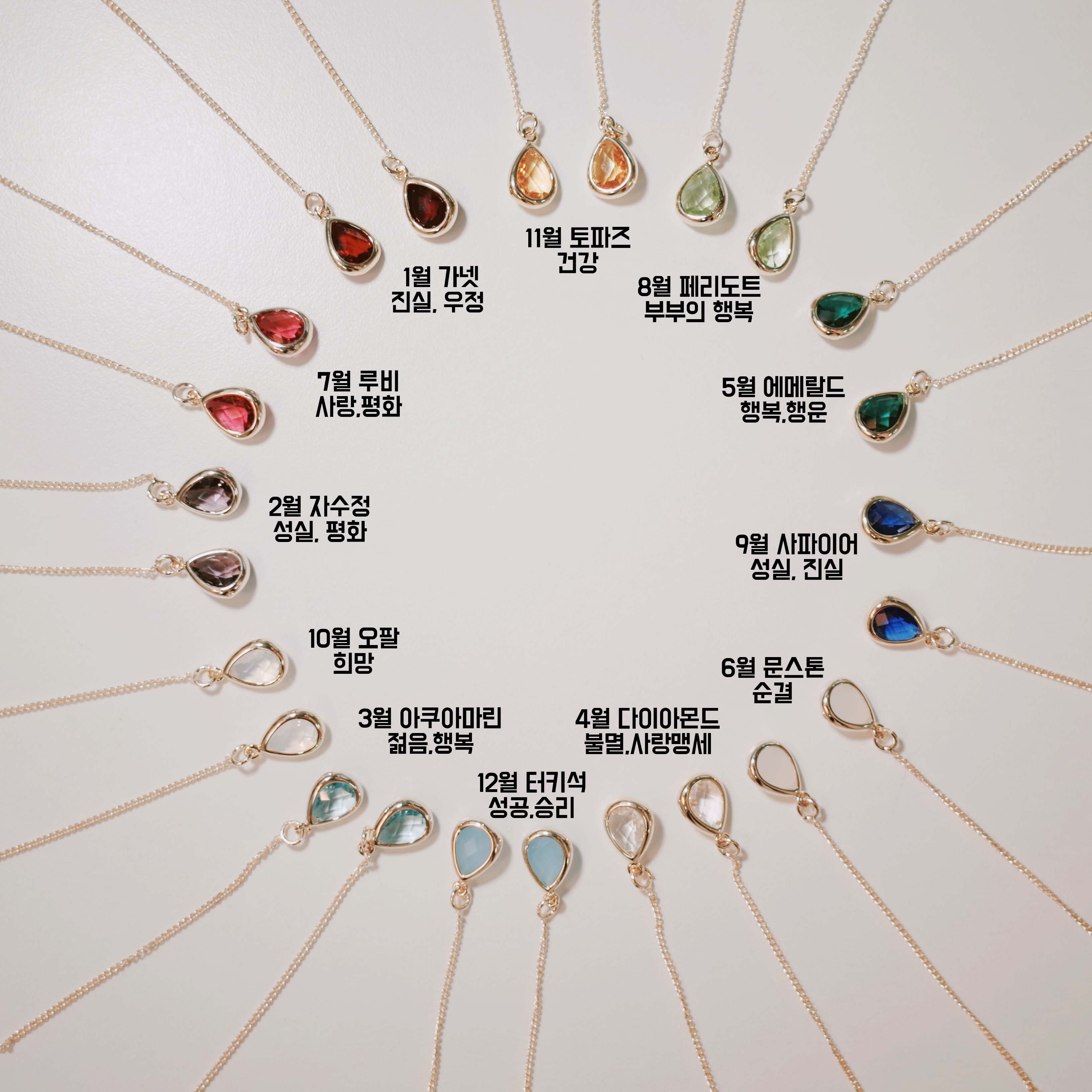 <b><p>luck Birthstone lace Drop set January Dember</p></b><b><p>幸運 誕生石 ネックレス ドロップ セット 1月〜12月に ギフト おすすめ</p></b><br /><br /><p align='center'>