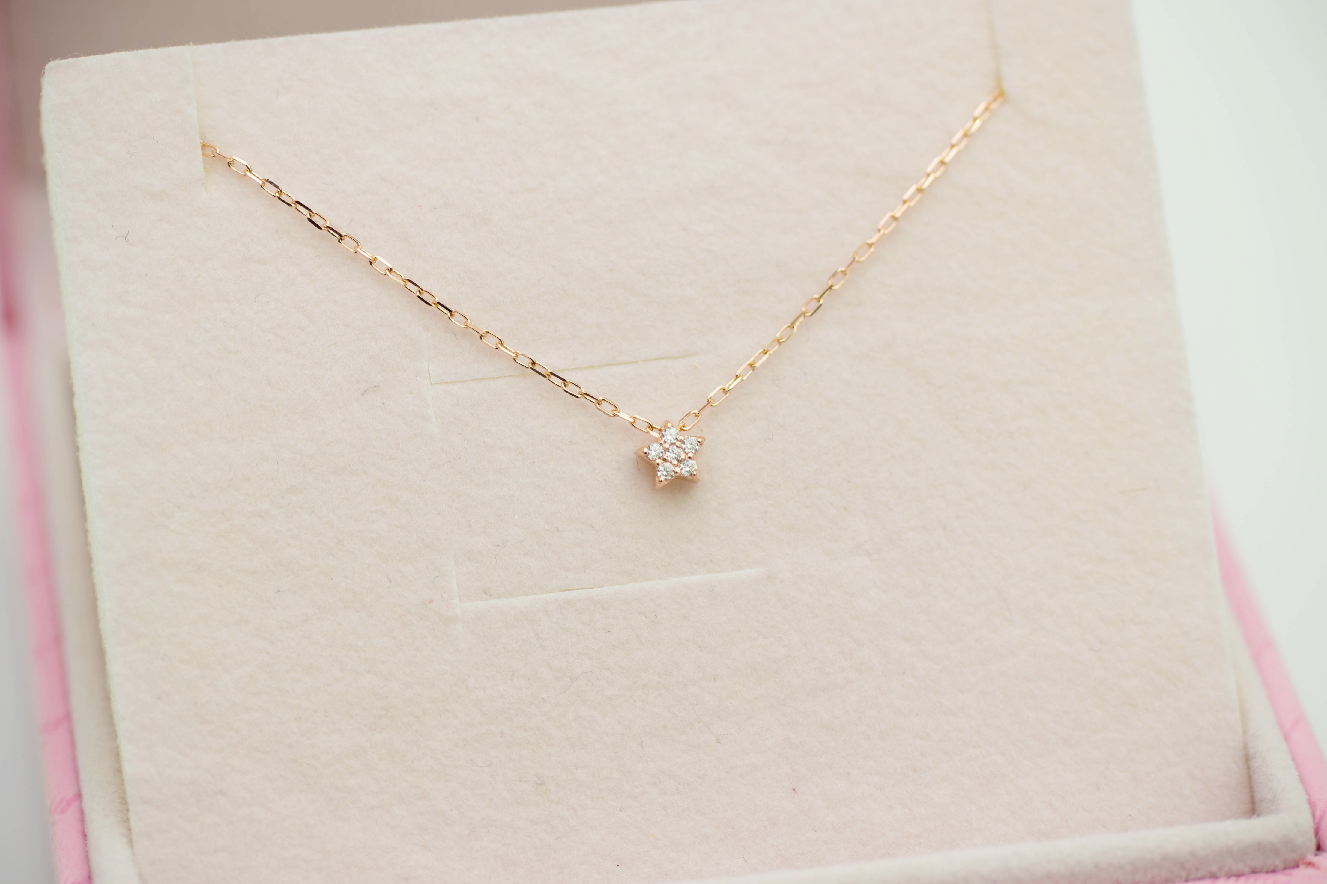 Mini Star Necklace 14K Stars 14k Pendant 14k Women