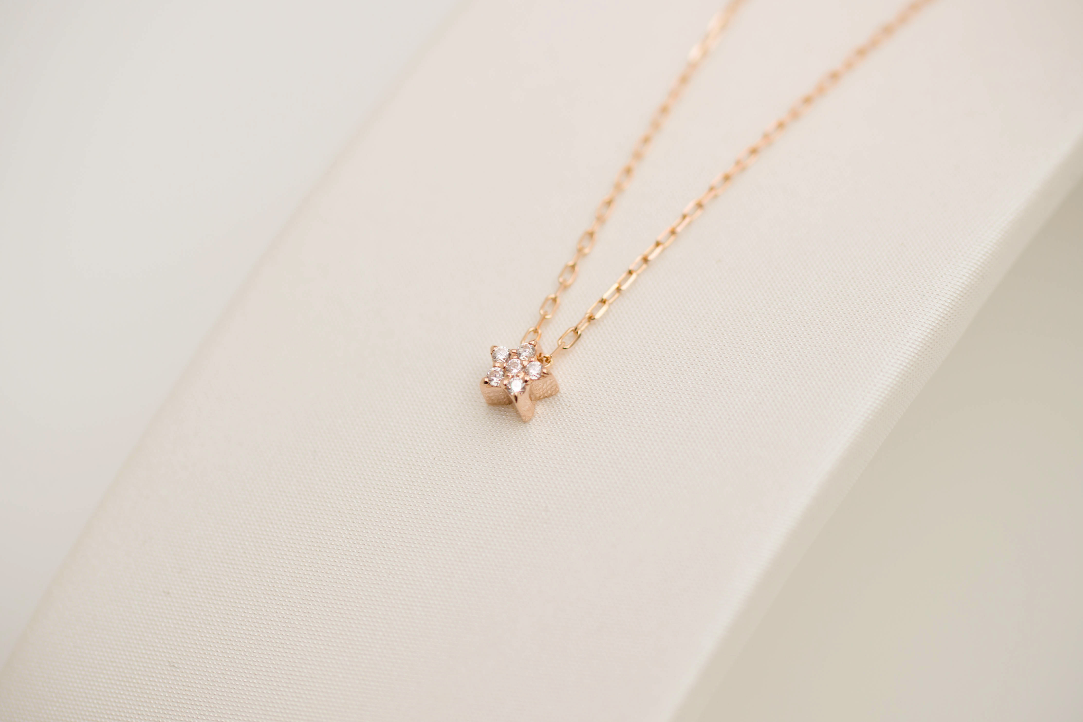 Mini Star Necklace 14K Stars 14k Pendant 14k Women