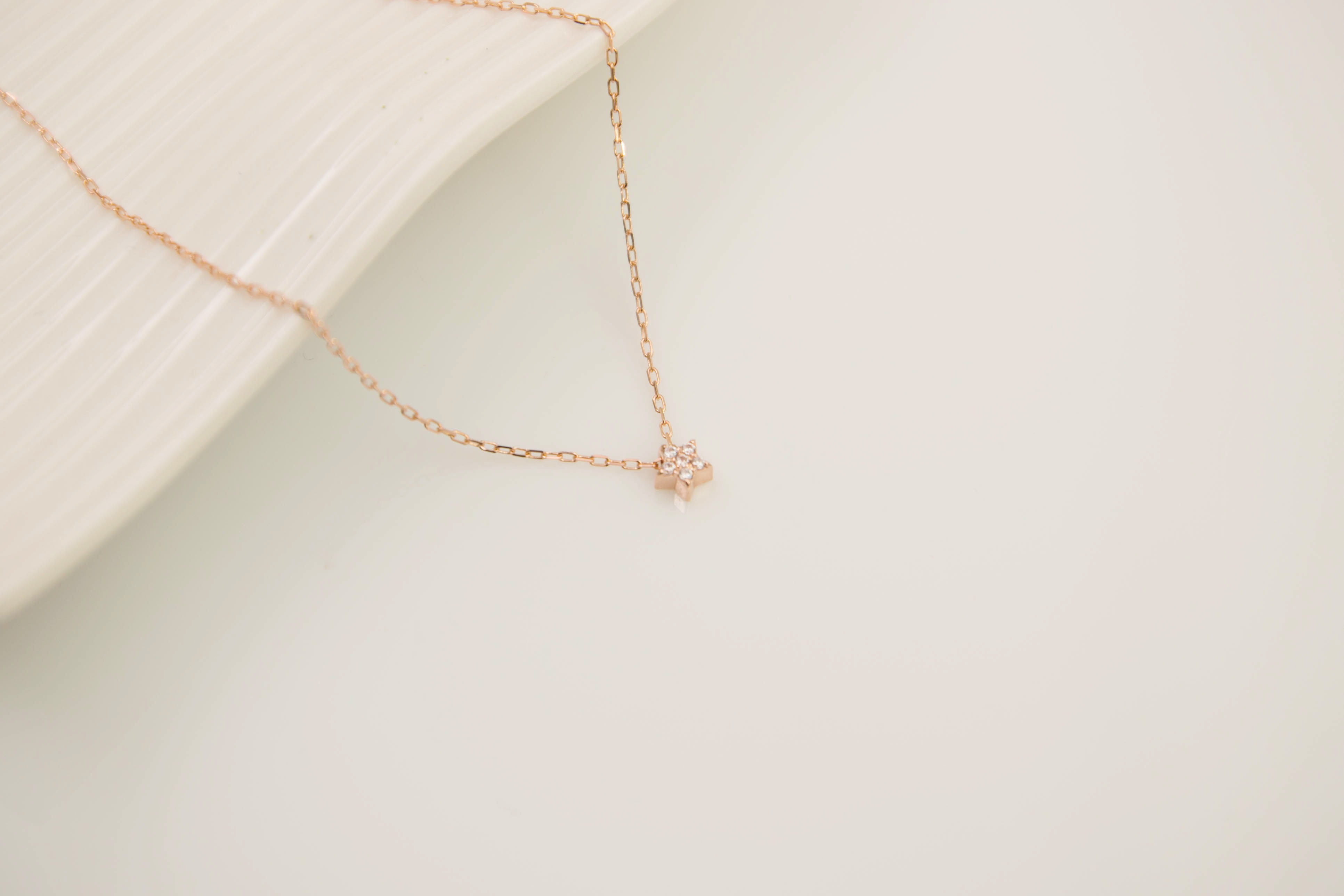 Mini Star Necklace 14K Stars 14k Pendant 14k Women