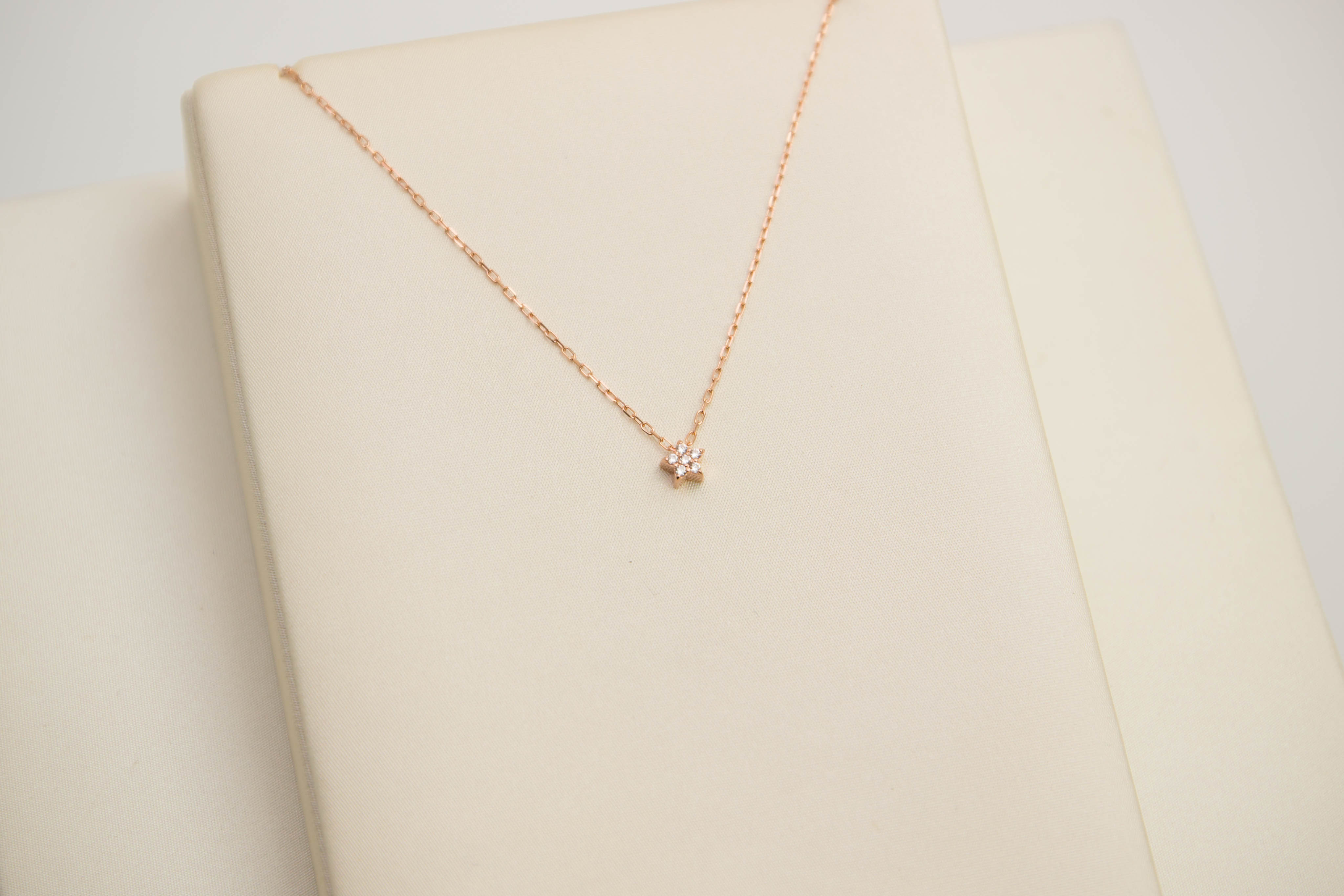 Mini Star Necklace 14K Stars 14k Pendant 14k Women