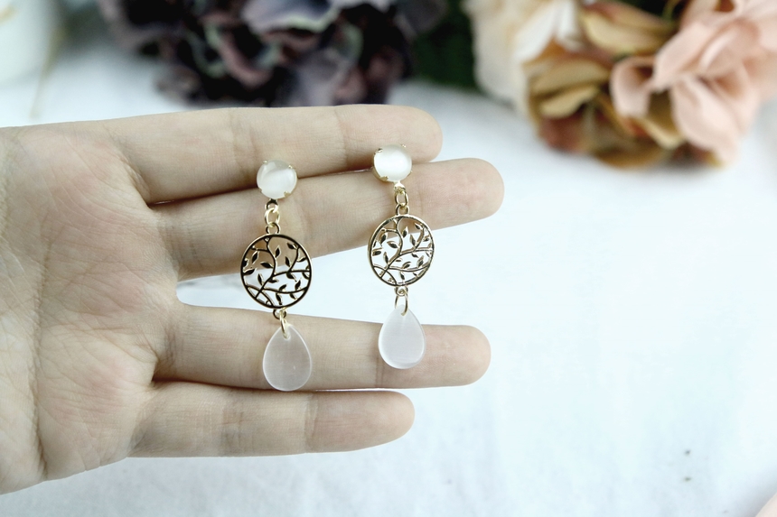 Crystal Bold Drop Party Earring Collection Colorfu