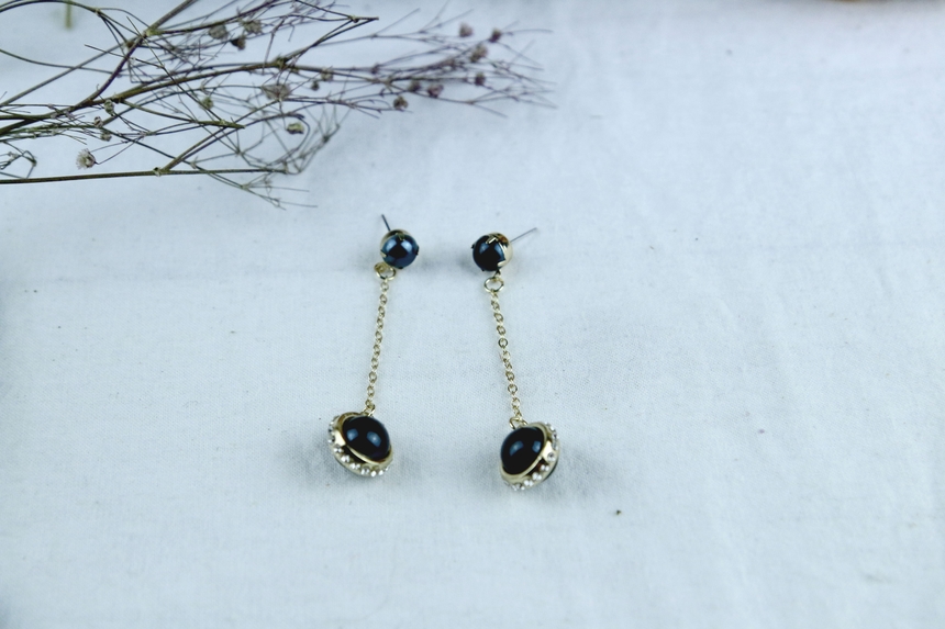 Crystal Bold Drop Party Earring Collection Colorfu