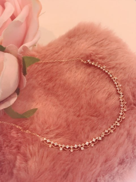 Stonehenge 14k V &amp A Necklace t0464