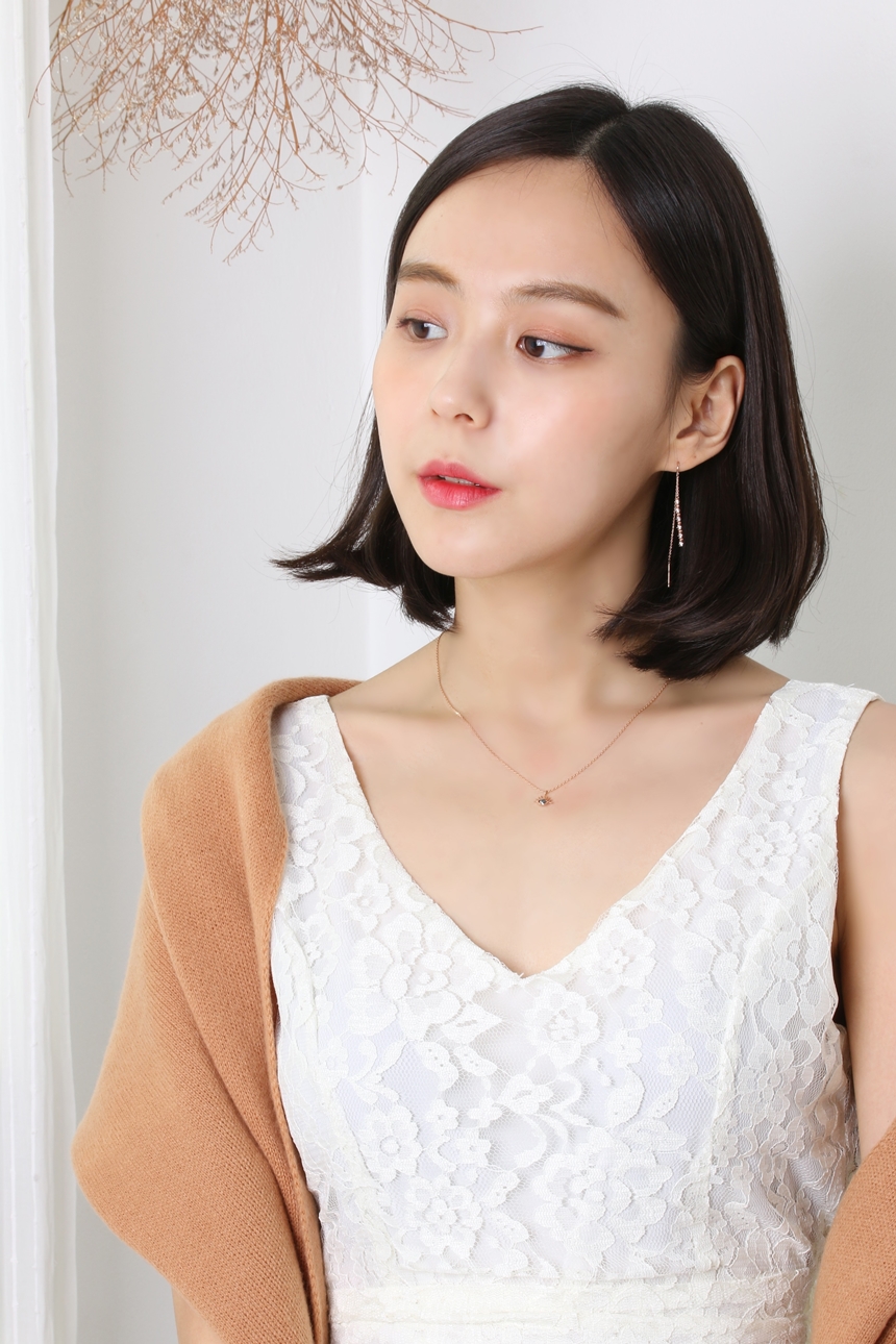 Lucky Symbol 14K Evil Eye Ruff Diamond Necklace 14