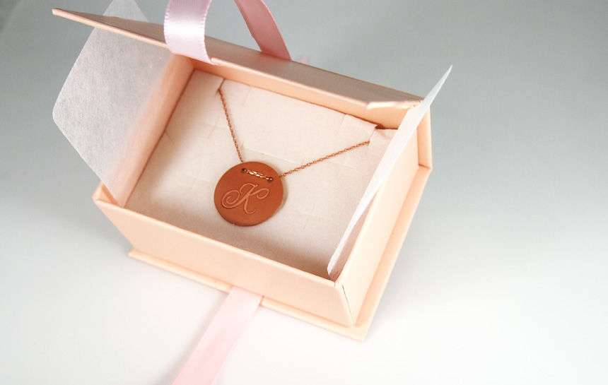 Coin Necklace, Couple Message, Initial Markable It