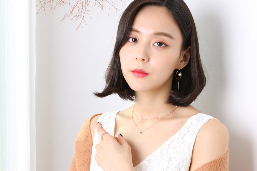 Lucky Symbol 14K Evil Eye Ruff Diamond Necklace 14