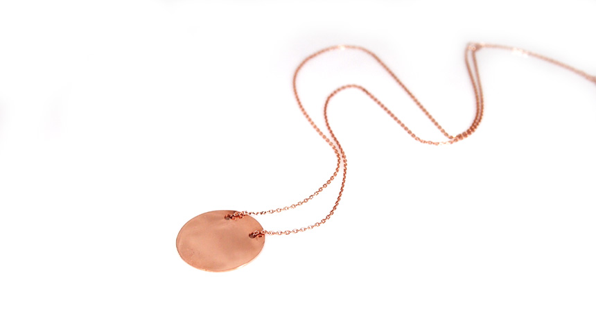 Coin Necklace, Couple Message, Initial Markable It