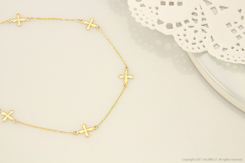 18k Positive Cross Necklace Women 14k 30 lenders 1
