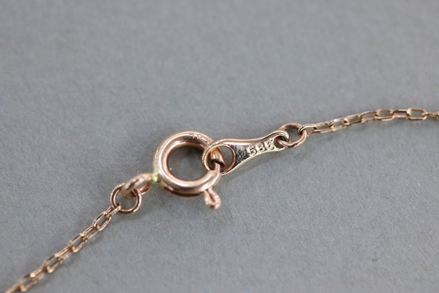 Freshwater pearl layered necklace birthstone June 