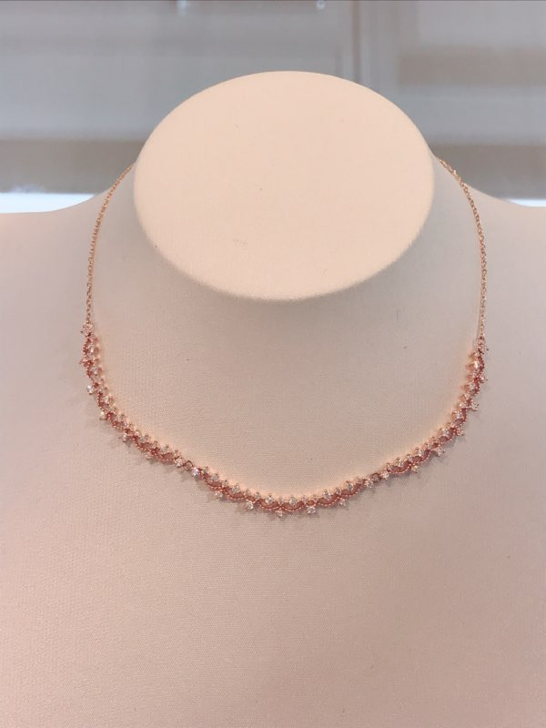 Stonehenge 14k V &amp A Necklace t0464