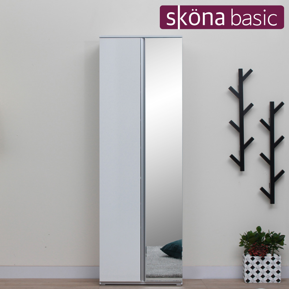 스코나 레모스 600 대형 거울 수납 신발장