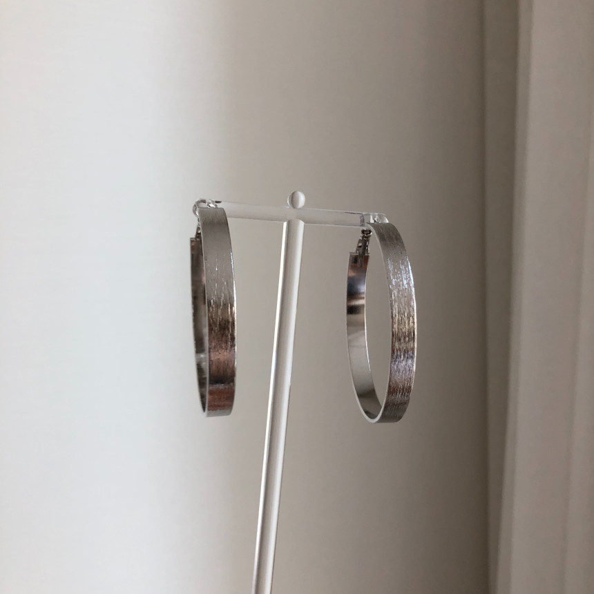 <b><p>Noi Bold Ring earrs silver Pl drop Unbalanced</p></b><b><p>ノイ ボールド リングピアス シルバー パロップ アンバランス 925 ギフト</p></b><br /><br /><p align='center'>