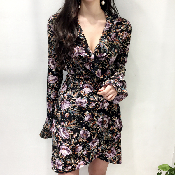 Eden Frilly Wrap One Piece Wedding Coordination Ge