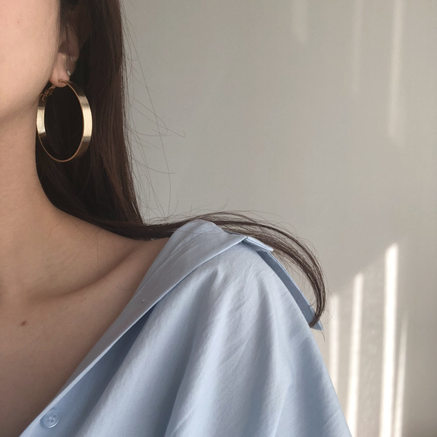 <b><p>Noi Bold Ring earrs silver Pl drop Unbalanced</p></b><b><p>ノイ ボールド リングピアス シルバー パロップ アンバランス 925 ギフト</p></b><br /><br /><p align='center'>