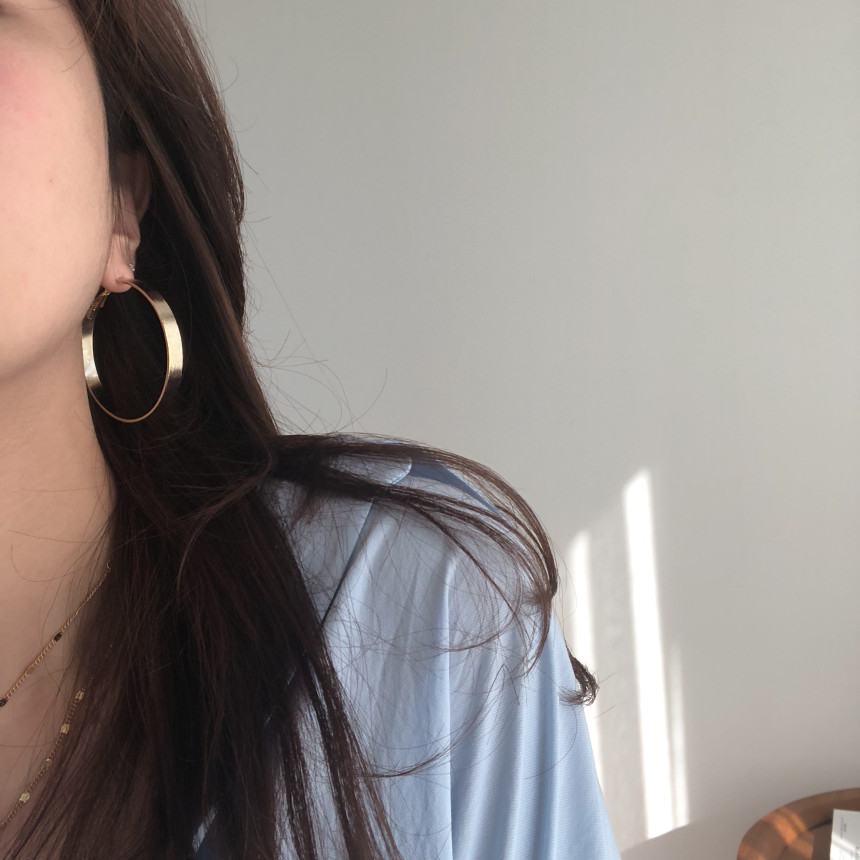 <b><p>Noi Bold Ring earrs silver Pl drop Unbalanced</p></b><b><p>ノイ ボールド リングピアス シルバー パロップ アンバランス 925 ギフト</p></b><br /><br /><p align='center'>