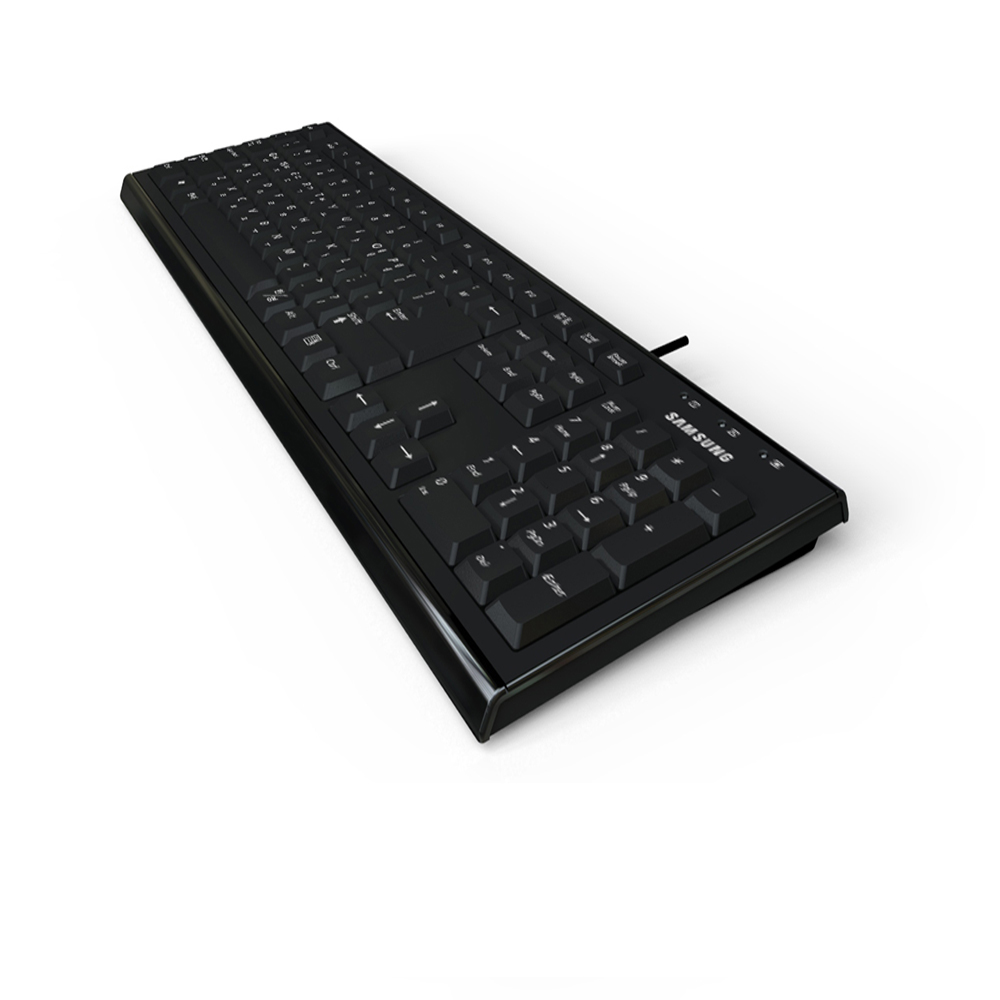 삼성전자 삼성 유선 키보드 SPA-JKA1BU 키스킨 포함 사무용 가정용 블랙, 멤브레인