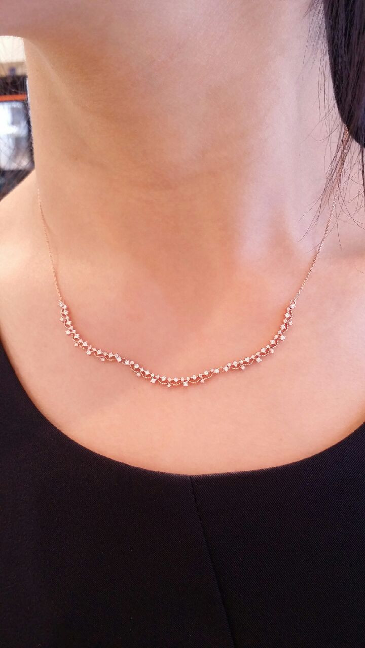 Stonehenge 14k V &amp A Necklace t0464